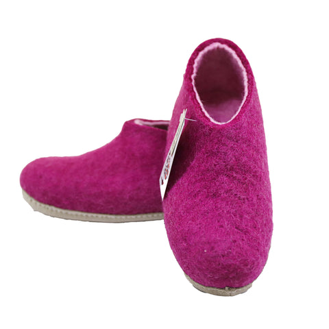 Nepali Handmade Indoor Shoes Natural Wool Unisex Warm House Shoes | Comfortable and Eco-friendly Footwear