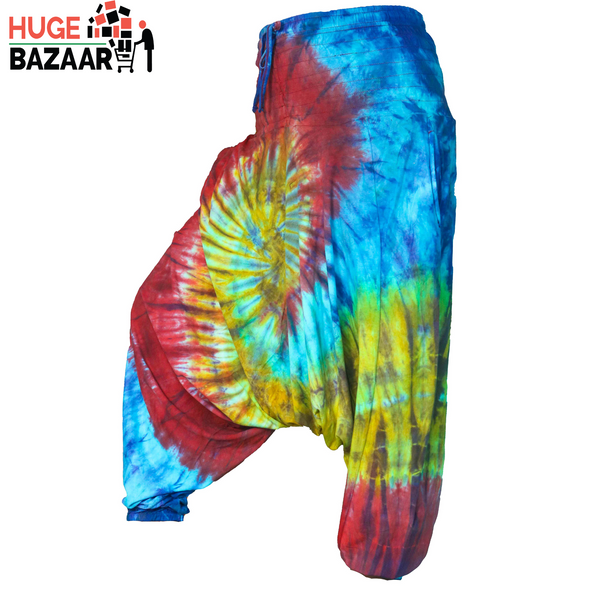 Red Tie Dye Yoga / Meditation Trouser for Women