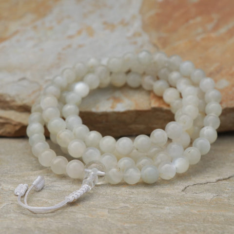 Moon Stone Japa Mala